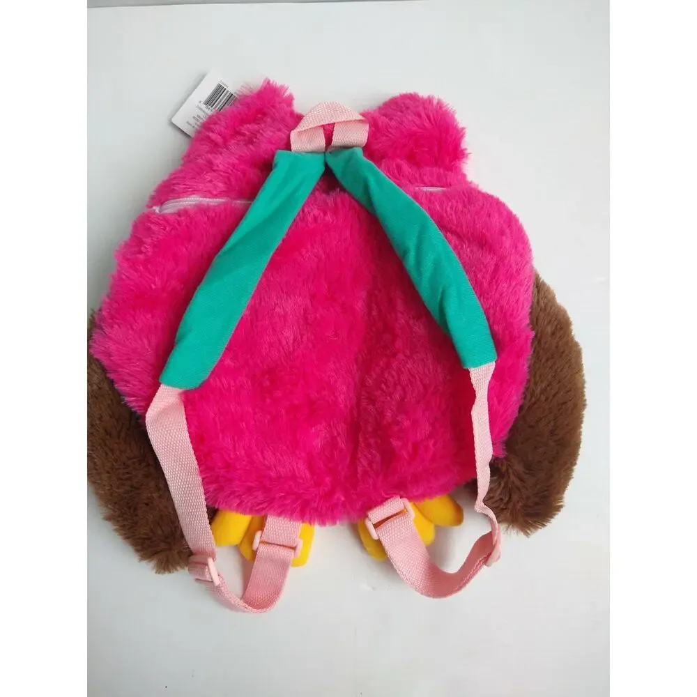 Fuzzy Plush Owl Backpack by Creatology Animal Childs Kids Backpack